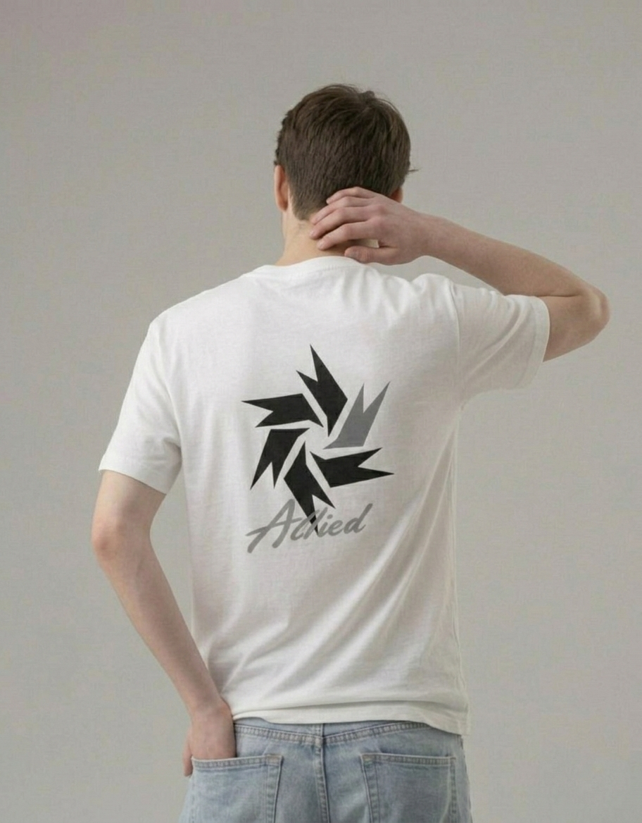 lookism allied crew tshirt model back